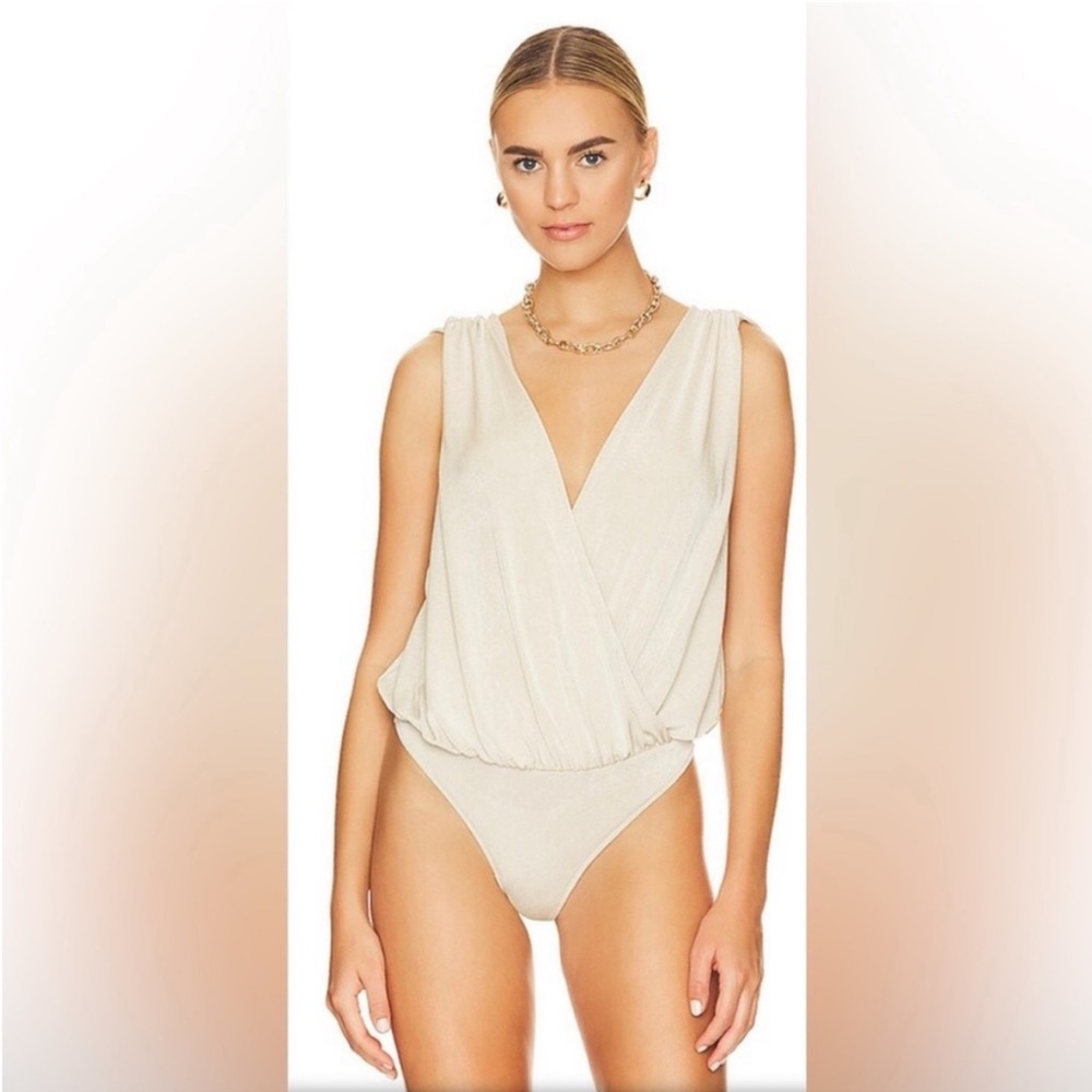 BOGO Free people NIGHT OWL BODYSUIT IN MORNING OAT - Picture 5 of 5